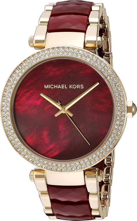 michael kors red women's watch|michael kors red watches.